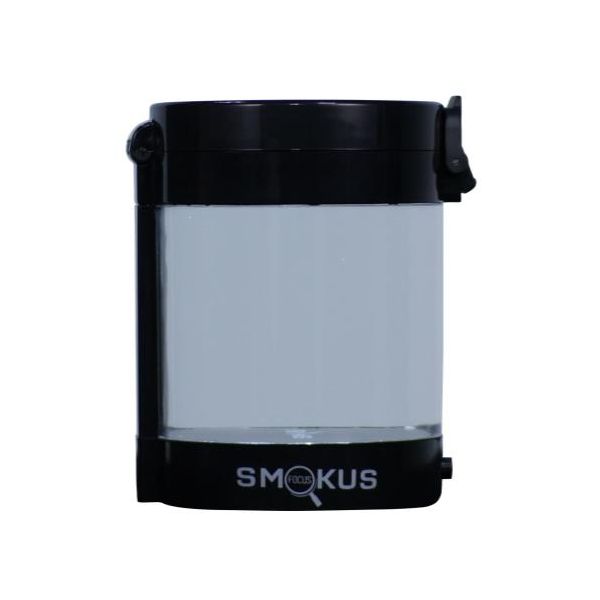 Smokus Focus Middleman Display Container w- LED and Dual Magnification - Black