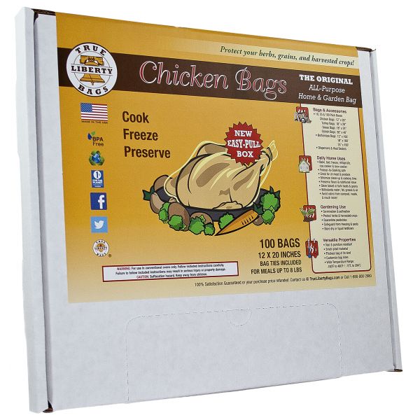 True Liberty Chicken Bags (100-Pack)
