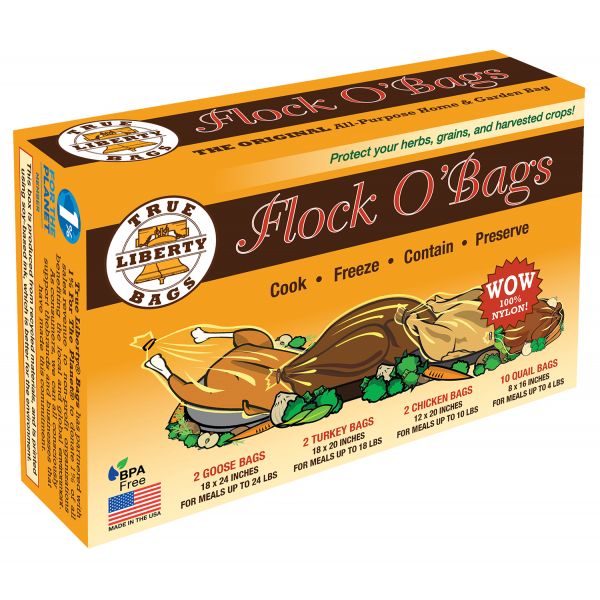 True Liberty Flock O'Bags (2-Turkey, 2-Goose, 2-Chicken, & 10-Quail) (16-Box)