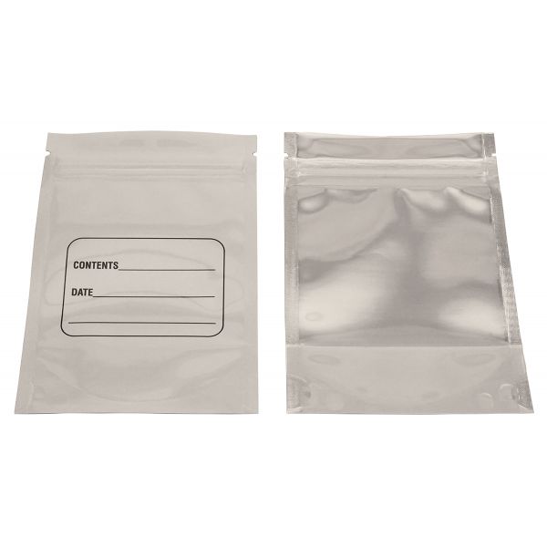 Harvest Keeper White - Clear Zip Close Bag 3.4 in x 5 in (100-Pack)