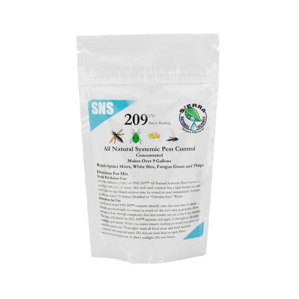 SNS 209 Systemic Pest Control Conc. 2 oz Pouch
