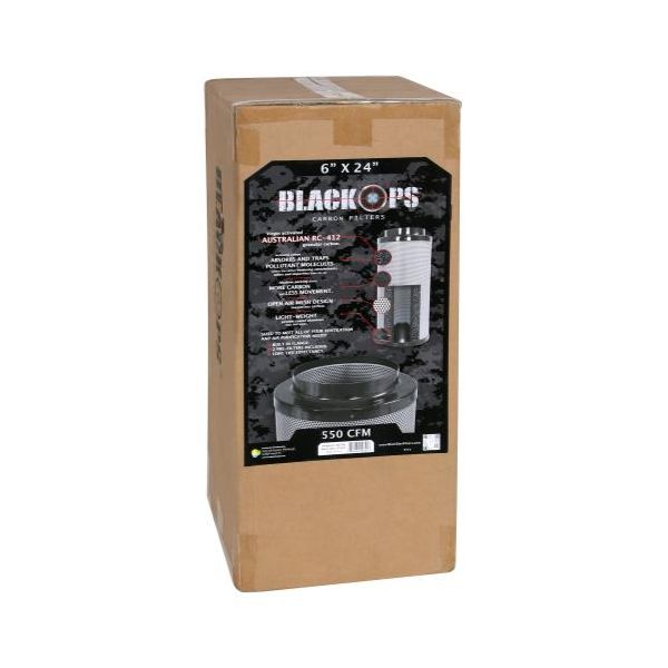 Black Ops Carbon Filter 6 in x 24 in 550 CFM