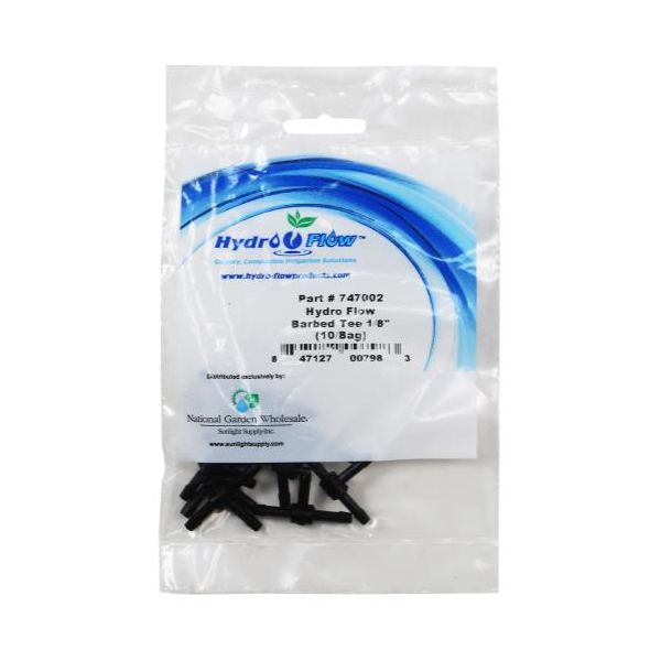 Hydro Flow Barbed Tee 1-8 inch