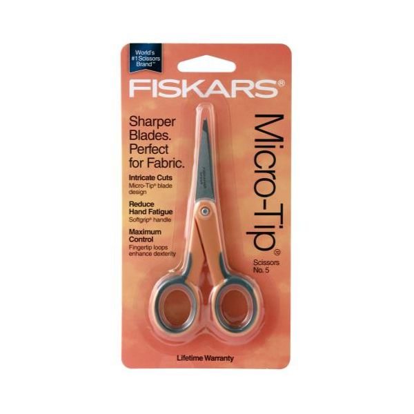 Fiskars Premier No.5  Softgrip Micro-Tip Scissors