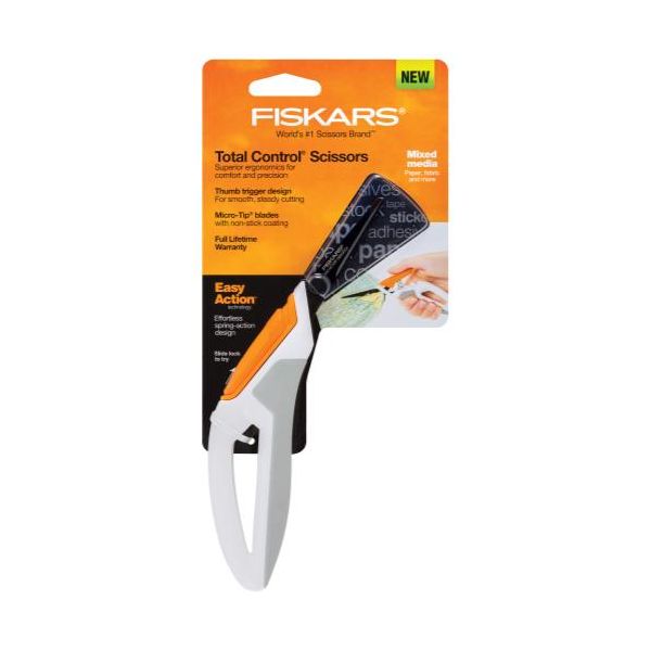 Fiskars Total Control Non-Stick Precision Scissors