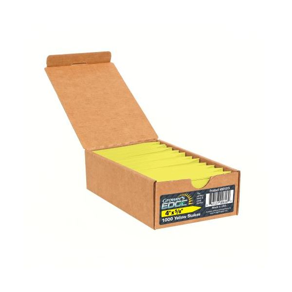 Grower's Edge Plant Stake Labels Yellow - 1000-Box