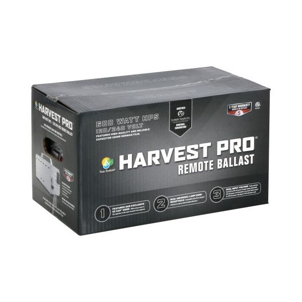 Harvest Pro HPS 600 Watt Ballast