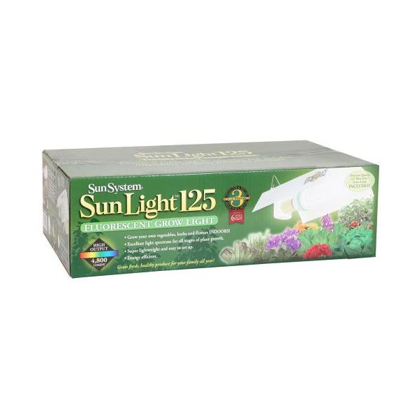 SunLight 125 Fluorescent Fixture w- Lamp