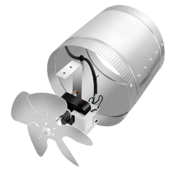 iPower 6 Inch 240 CFM Booster Fan Inline Duct Vent Extractor for HVAC Exhaust and Intake 5.5' Grounded Power Cord