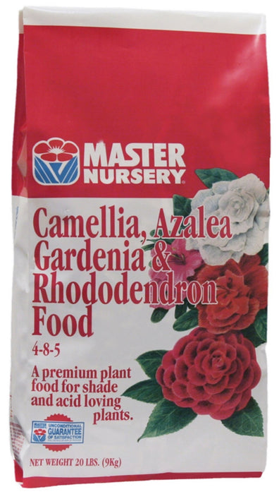Master Nursery Camellia Azalea Gardenia & Rhododendron Food 4-8-5-20 lb