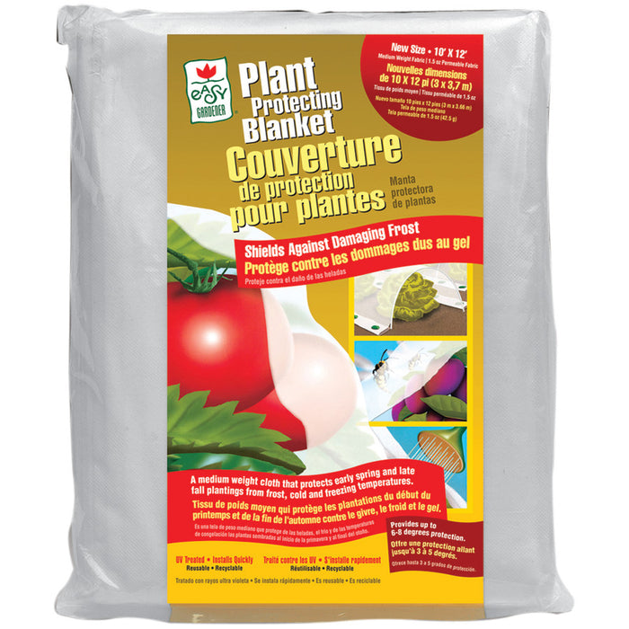 Easy Gardener Plant Frost Protection Blanket-White, 10Ft X 12 ft