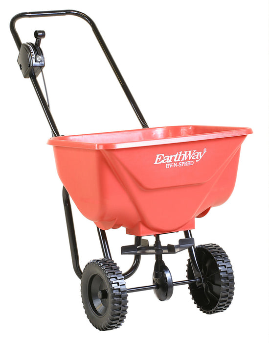 Earthway Broadcast Spreader With 65 Pound Capacity-Red, 46In X 21In X 21 in