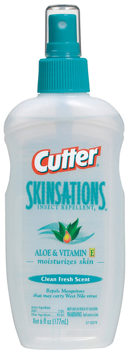 Cutter Skinsations Insect Repellent Mosquito Pump Spray-6 oz