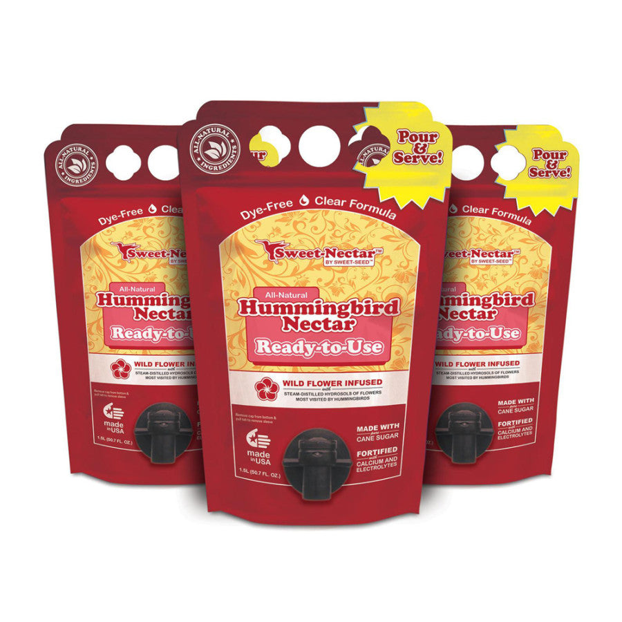 Sweet Seed Hummingbird Nectar EcoFresh Bag DyeFree Ready to Use1.5