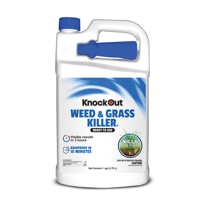 Knockout Weed and Grass Killer 2Gly/2Pel Ready to Use-4/Gal