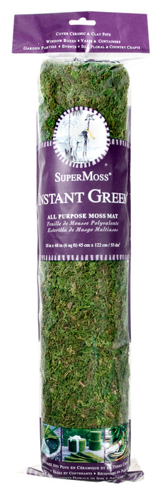 Supermoss InstantGreen Moss Mat-Green, 18In X 48 in