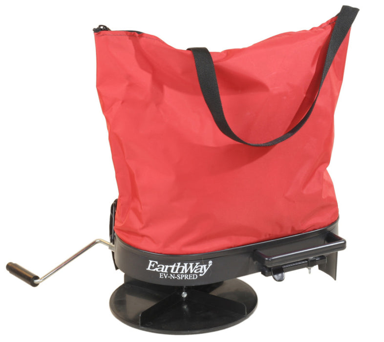 Earthway Nylon Bag Seeder/Spreader with 20lb Capacity-Red, 10.3In X 15.3In X 5.4 in