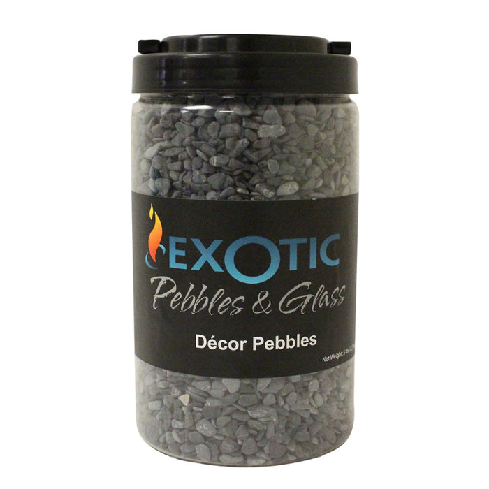 Exotic Pebbles Jar Bean-White, 5 lb