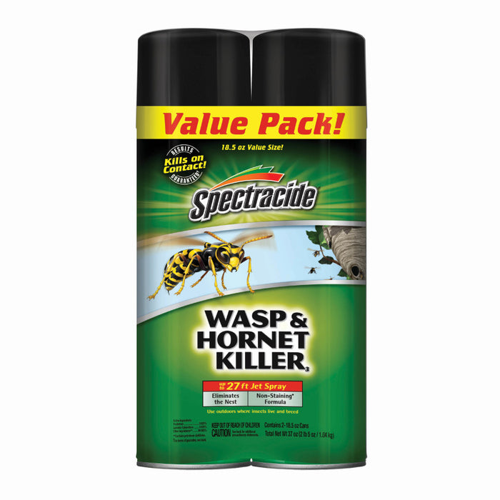 Spectracide Wasp & Hornet Killer Jet Spray-18.5 oz, 2 pk