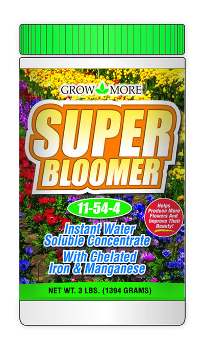 Grow More Super Bloomer Water Soluble Fertilizer Concentrate 15-30-15-3 lb