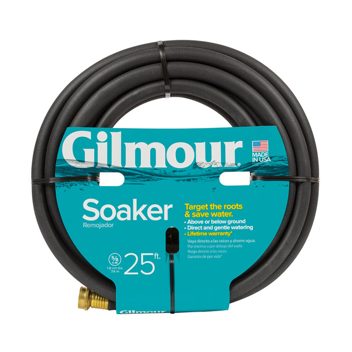 Gilmour Weeper/Soaker Hose-Black, 5/8In X 25 ft