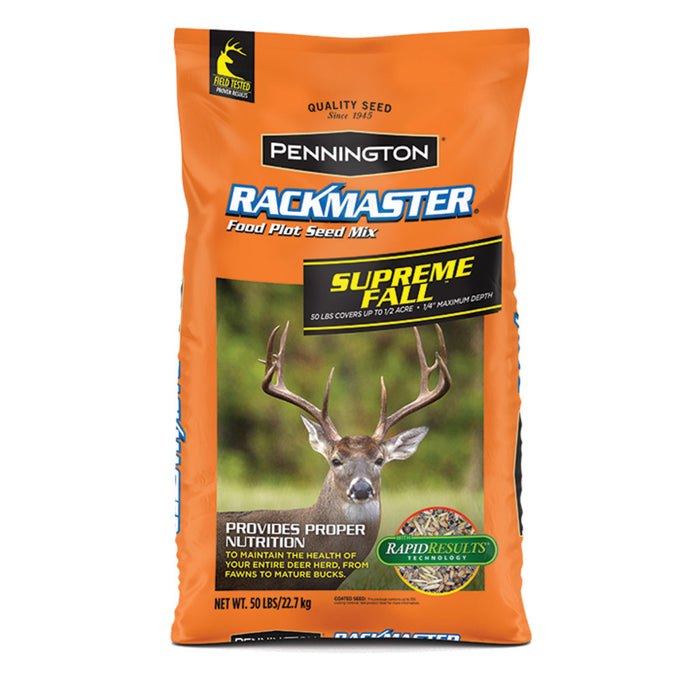 Pennington Rackmaster Supreme Fall Grass Seed Mix-50 lb