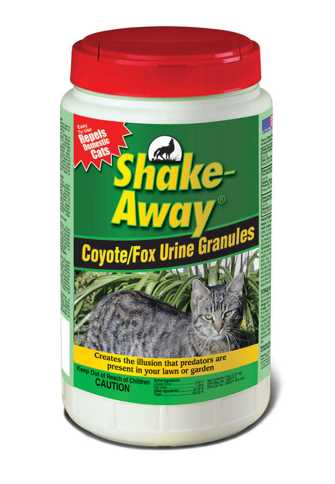 Shake-Away Coyote/Fox Urine Cat Repellent Granules Organic-5 lb