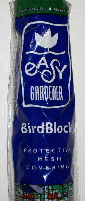 Easy Gardener BirdBlock Protective Mesh Netting-Black, 14Ft X 14 ft
