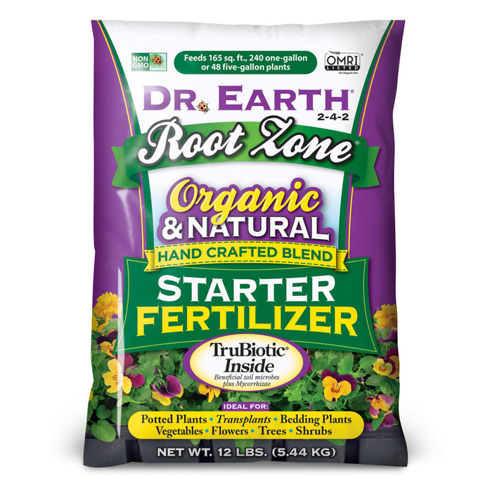 Dr. Earth Root Zone Premium Starter Fertilizer 2-4-2-12 lb