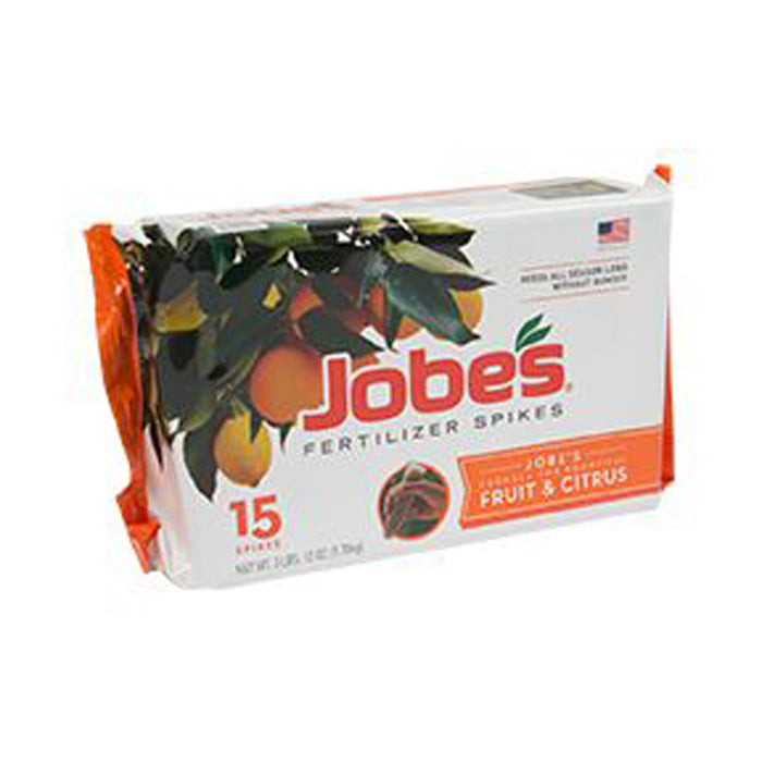 Jobe's Fertilizer Spikes Fruit & Citrus Tree 9-12-12-15 pk