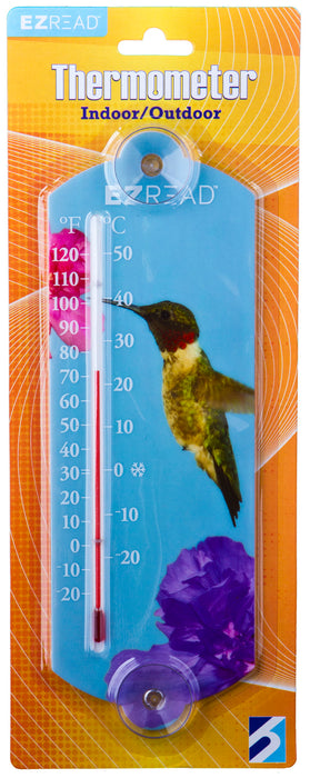 E-Z Read Thermometer-Hummingbird, Multi, 10 in