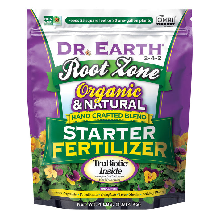 Dr. Earth Root Zone Premium Starter Fertilizer 2-4-2-4 lb