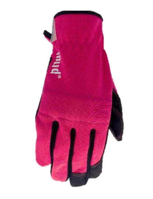 Mud Women's Touchscreen Synthetic Leather Slip-On Gloves-Watermelon, MD