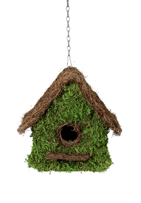 Supermoss Maison Woven Birdhouse-Fresh Green, 11In X 12 in