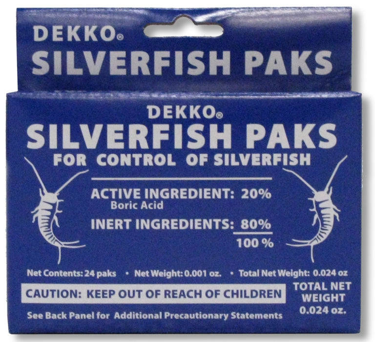 Dekko Silverfish Paks-24 pk, 0.024 oz