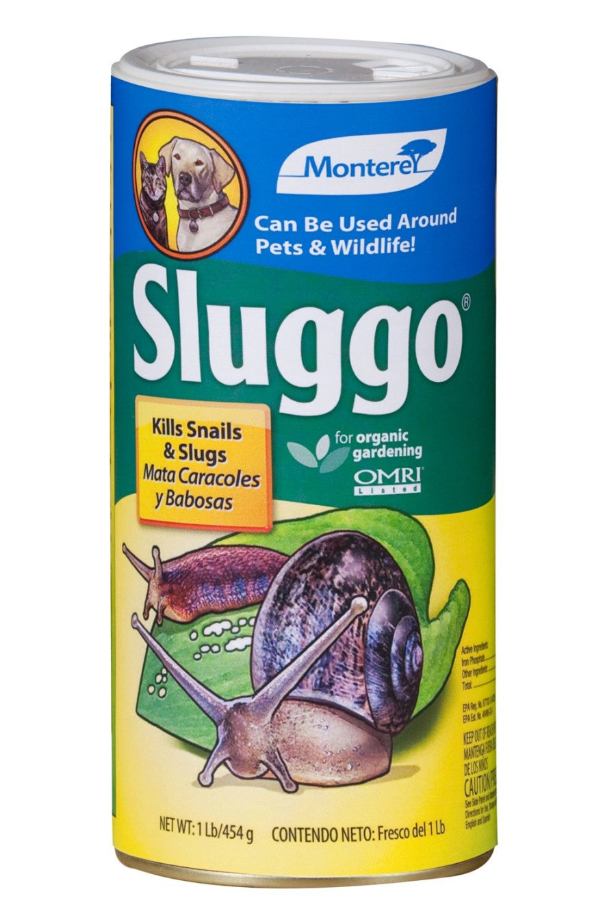 Monterey Sluggo® Slug & Snail Killer Bait Organic1 lb