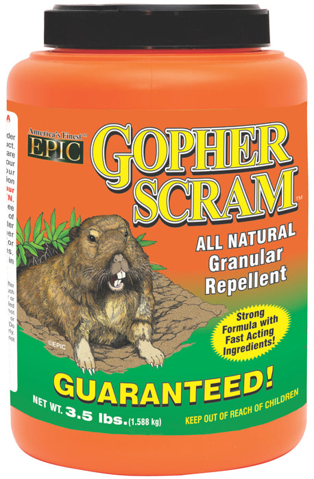 Enviro Gopher Scram Granular Repellent Shaker Canister-3.5 lb