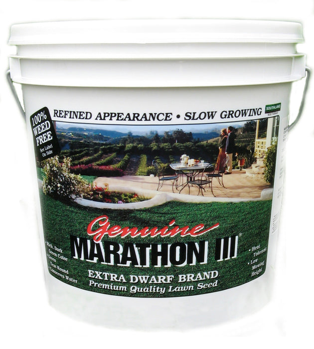 Marathon III Lawn Grass Seed Fine Leaf-Bucket, 5 lb