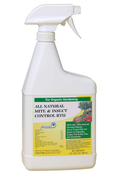 Monterey All Natural Mite & Insect Control Ready to Use Organic-32 oz