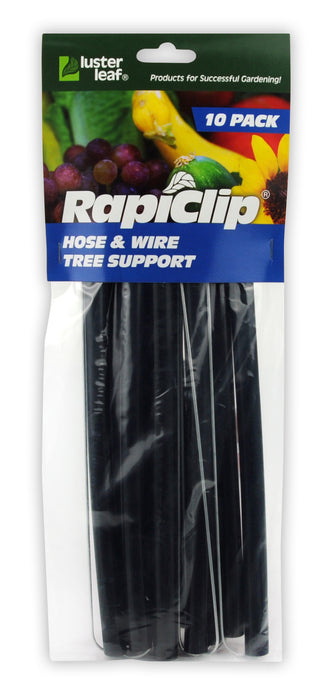 Luster Leaf Rapiclip Hose & Wire Tree Support-Black, 10 pk