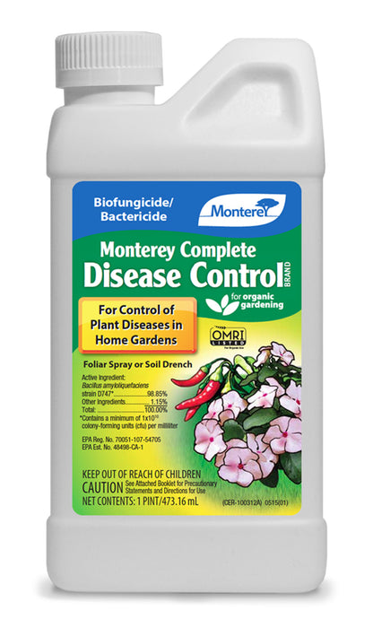 Monterey Complete Disease Control Biofungicide/Bactericide Concentrate Organic-16 oz