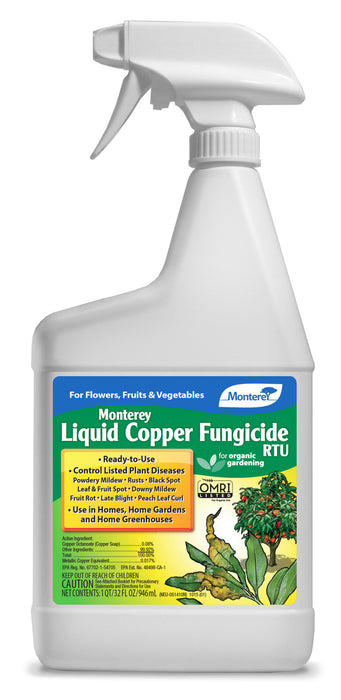 Monterey Liqui-Cop Copper Fungicide Ready to Use-32 oz