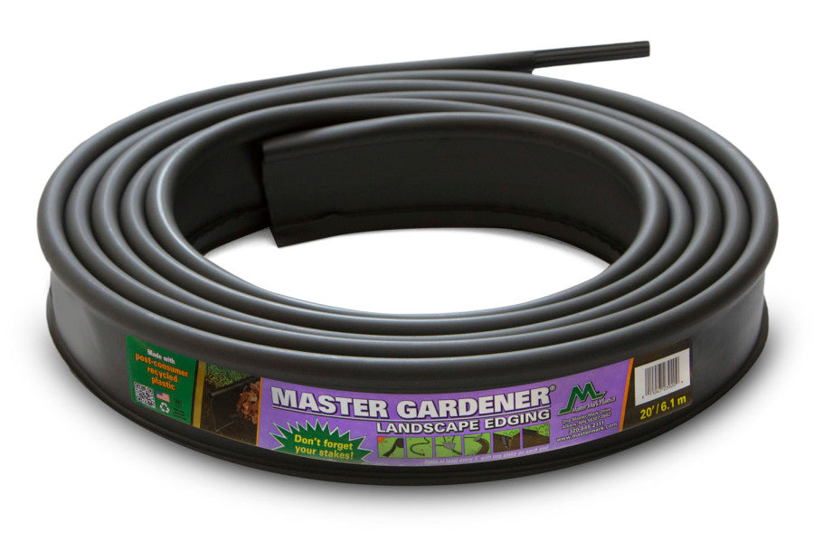 Master Mark Master Gardener Landscape Edging-Black, 3-1/2In X 20 ft