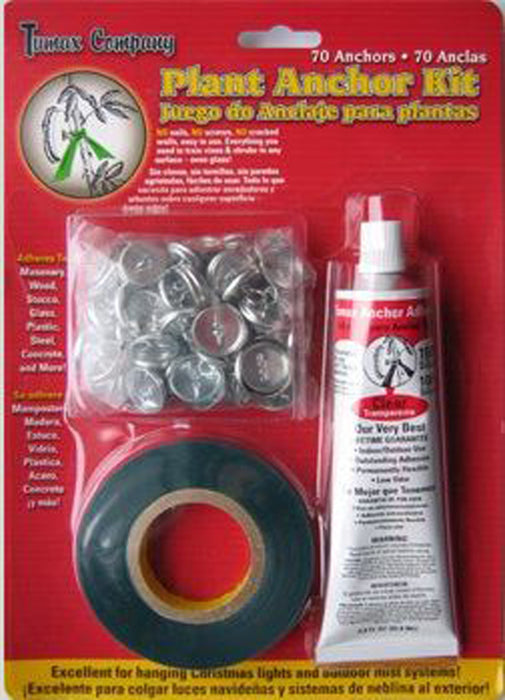Tumax Plant Anchor Kit with Anchors Adhesive & Tie Tape-Assorted