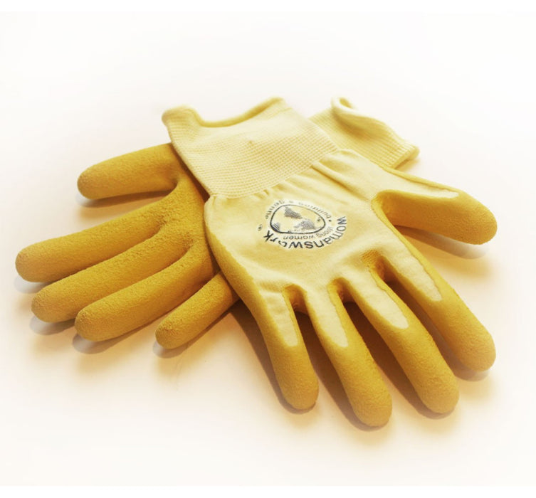 Womanswork Weeding Glove-Yellow, LG
