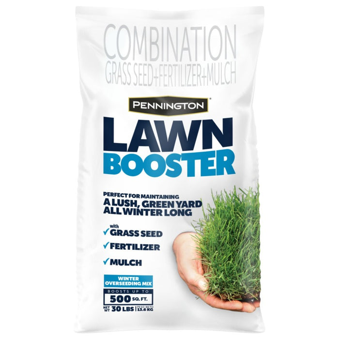 Pennington Lawn Booster Winter Overseed Grass Seed & Fertilizer-30 lb