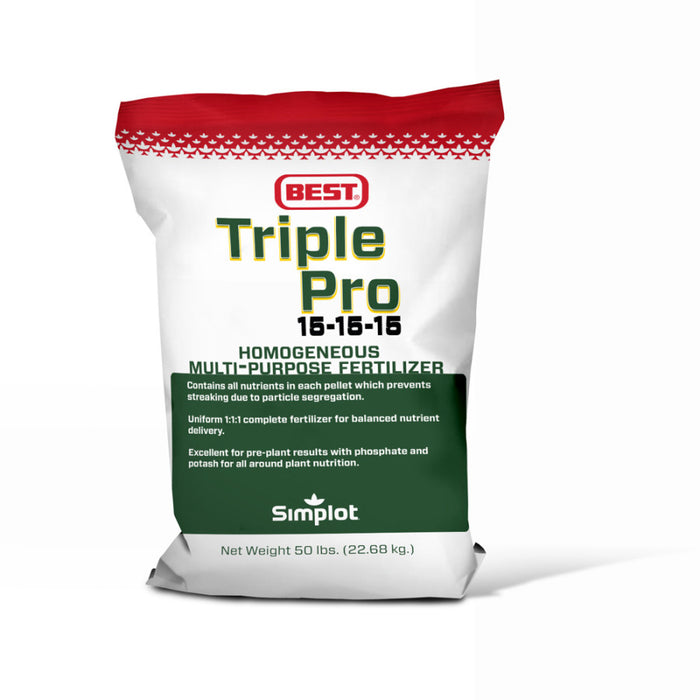 Best Triple Pro Multi-Use Fertilizer 15-15-15-50 lb