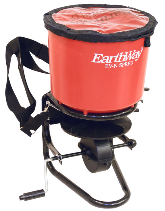 Earthway EV-N-SPRED Professional Hand Crank Broadcast Spreader-Red, 13.5In X 21In X 21.5 in