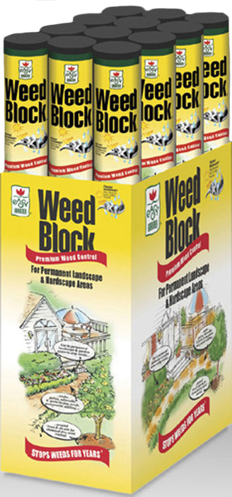 Easy Gardener WeedBlock Weed Control Fabric-Black, 3Ft X 50 ft