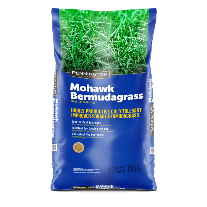 Pennington Mohawk Bermudagrass Hulled Penkoted With Cold Tolerence-25 lb